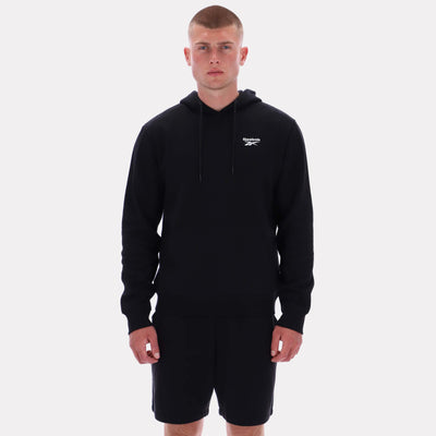 Reebok Apparel Men Essential Logo Hoodie BLACK