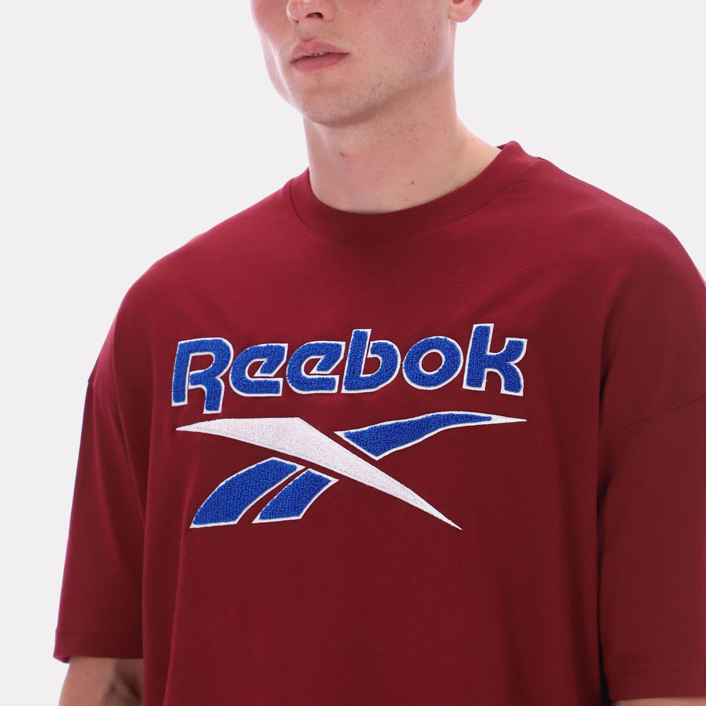 Reebok Apparel Men Reebok Varsity Graphic T-Shirt CLASSIC BURGUNDY