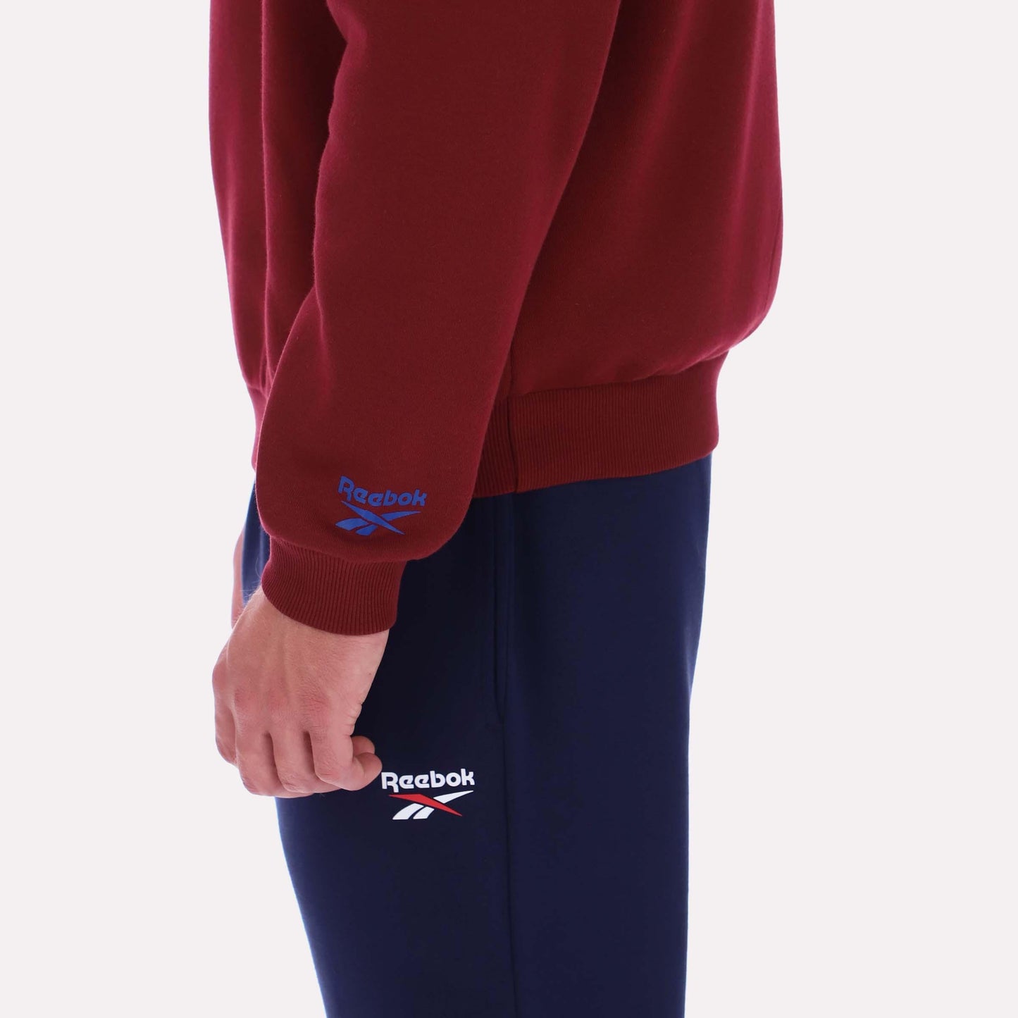 Reebok Apparel Men Reebok Varsity Graphic Sweatshirt CLASSIC BURGUNDY