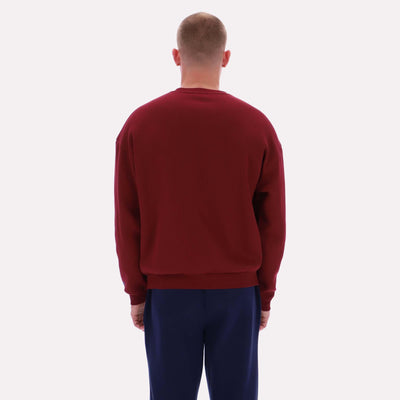 Reebok Apparel Men Reebok Varsity Graphic Sweatshirt CLASSIC BURGUNDY