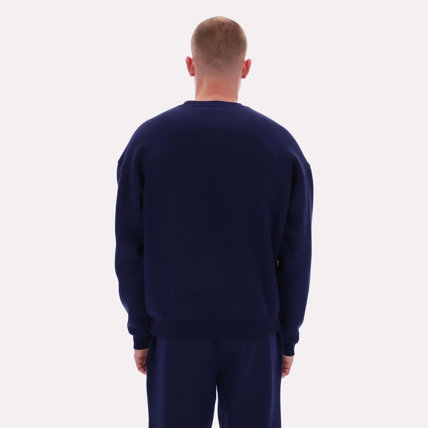 Reebok Apparel Men Varsity Graphic Sweatshirt VECTOR NAVY