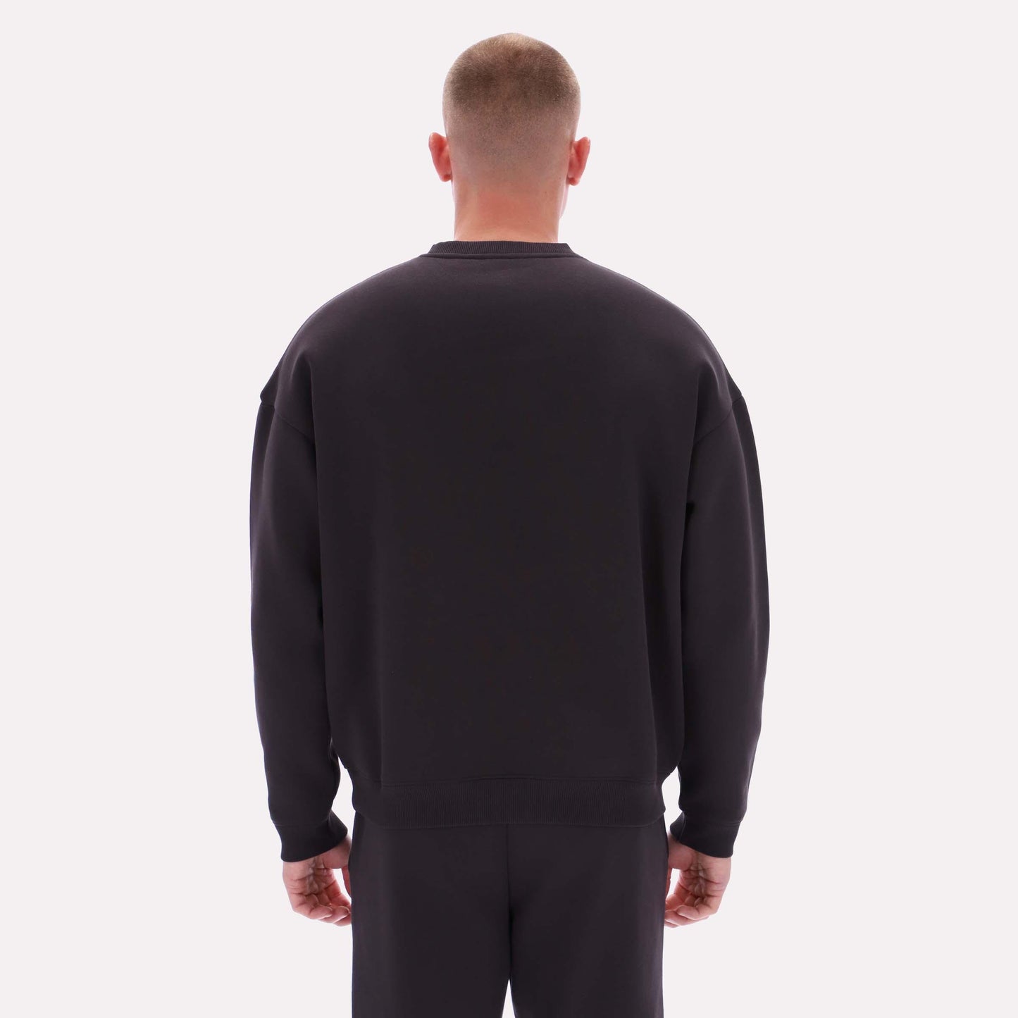 Reebok Apparel Men Varsity Graphic Sweatshirt WASHED BLACK