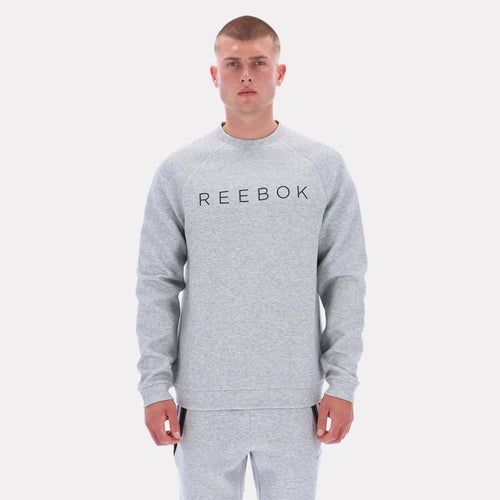 Reebok Apparel Men Core Graphic Sweatshirt GREY MARL