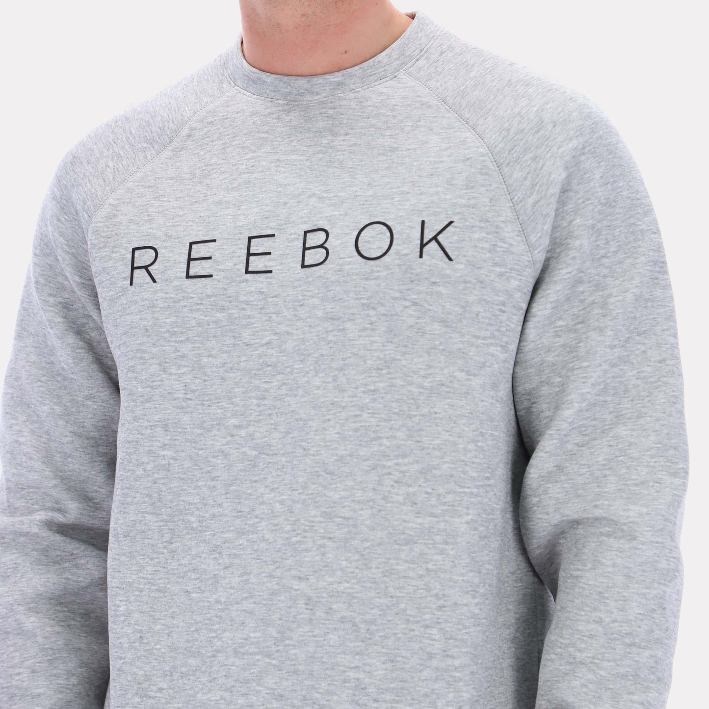 Reebok Apparel Men Core Graphic Sweatshirt GREY MARL