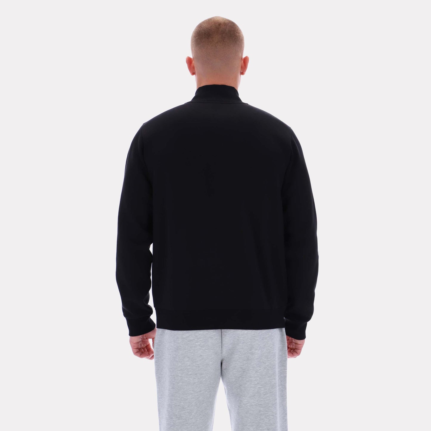 Reebok Apparel Men Reebok Quarter-Zip Sweatshirt BLACK