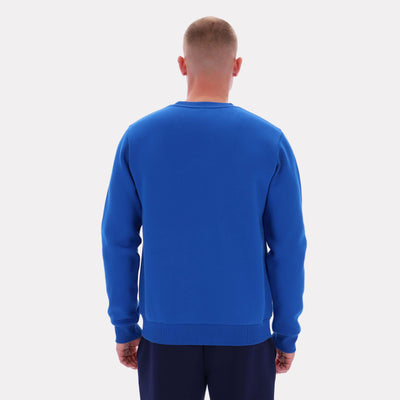 Reebok Apparel Men Essential Logo Crewneck Sweatshirt VECTOR BLUE