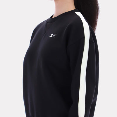 Reebok Apparel Women Core Crewneck Sweater BLACK