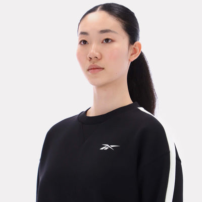 Reebok Apparel Women Core Crewneck Sweater BLACK