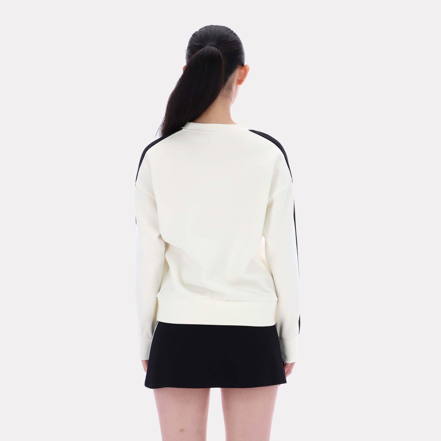 Reebok Apparel Women Core Crewneck Sweater CHALK