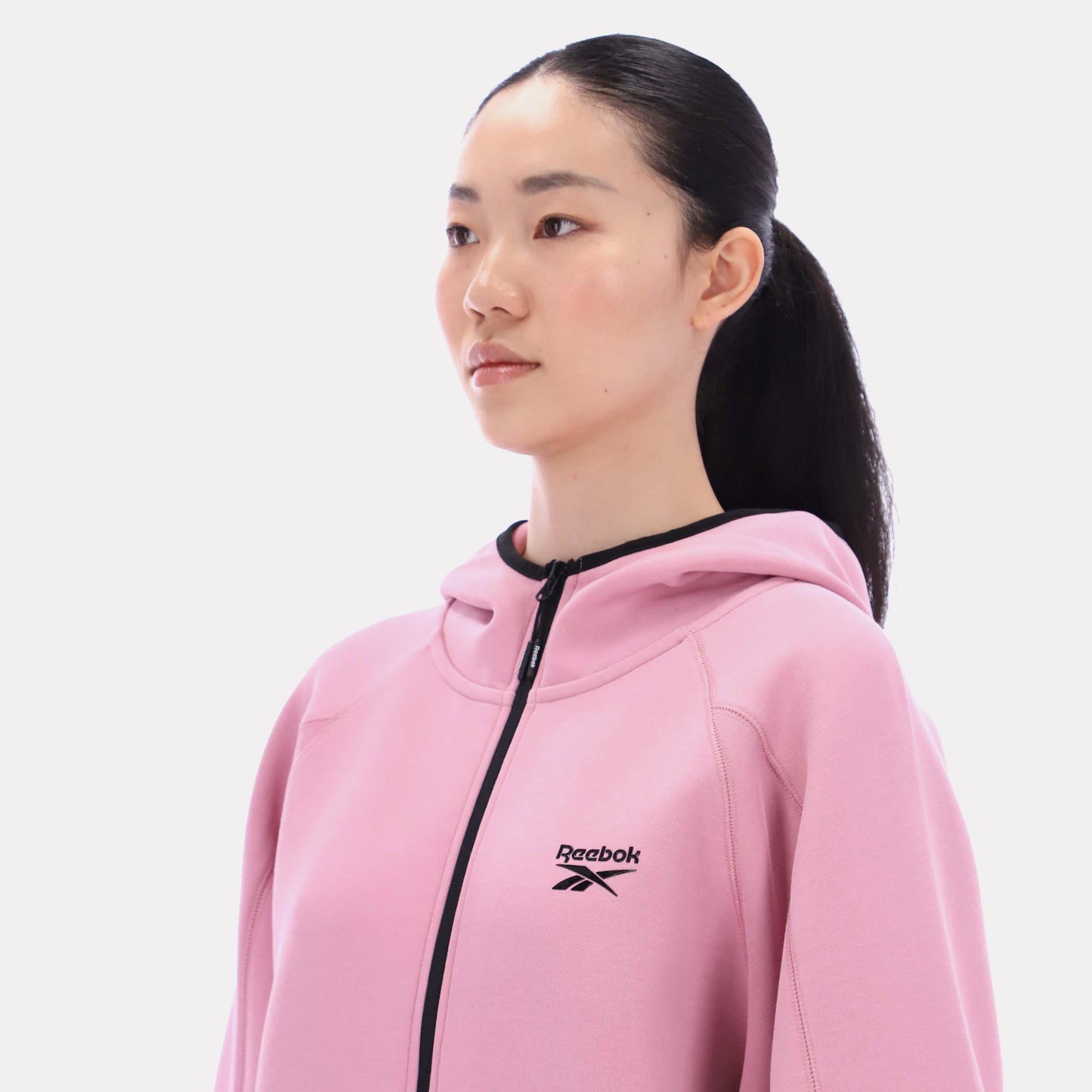 Reebok Apparel Women Vector Sculpt Hoodie DUSTY ROSE