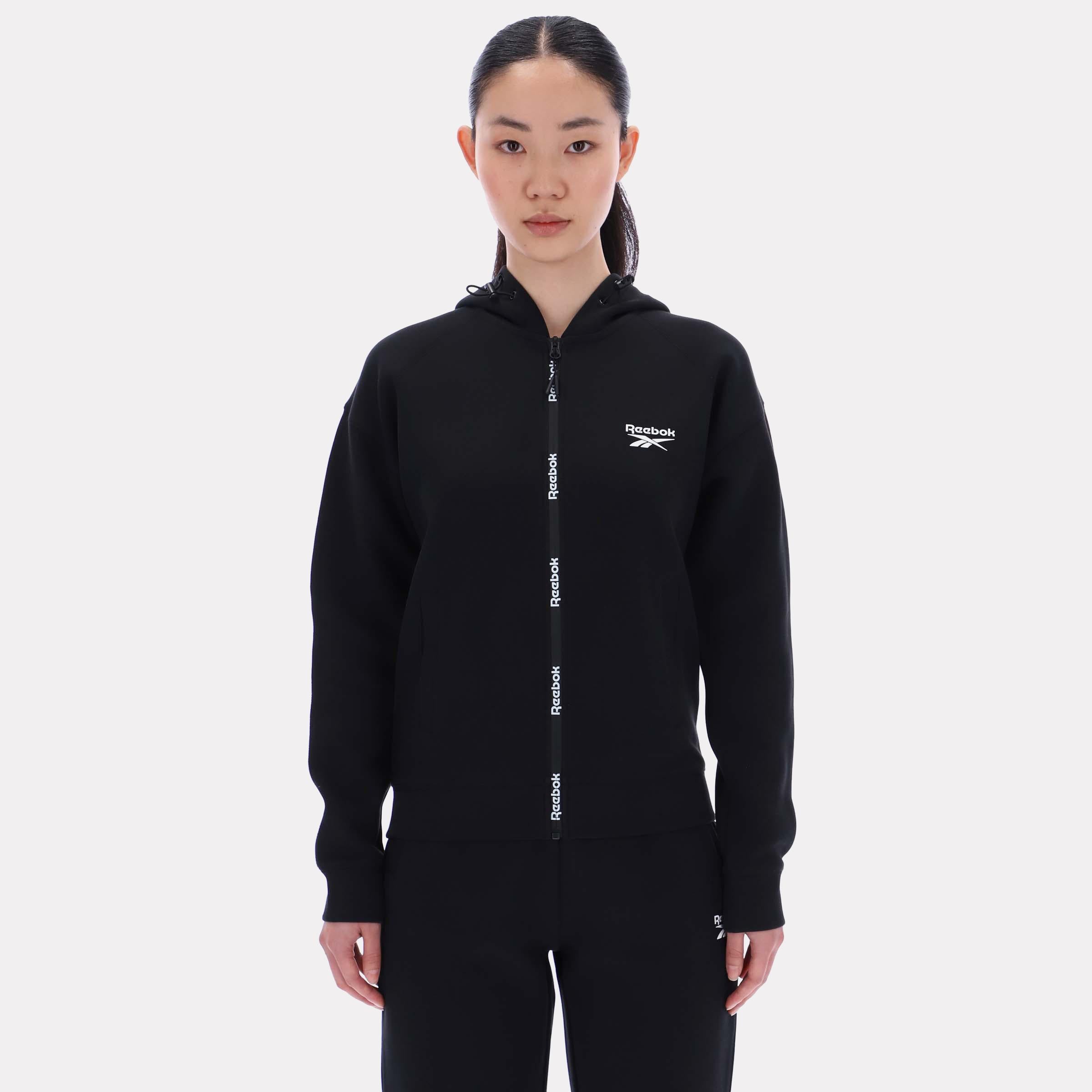 Reebok Apparel Women Scuba Zip Hoodie BLACK – Reebok Canada