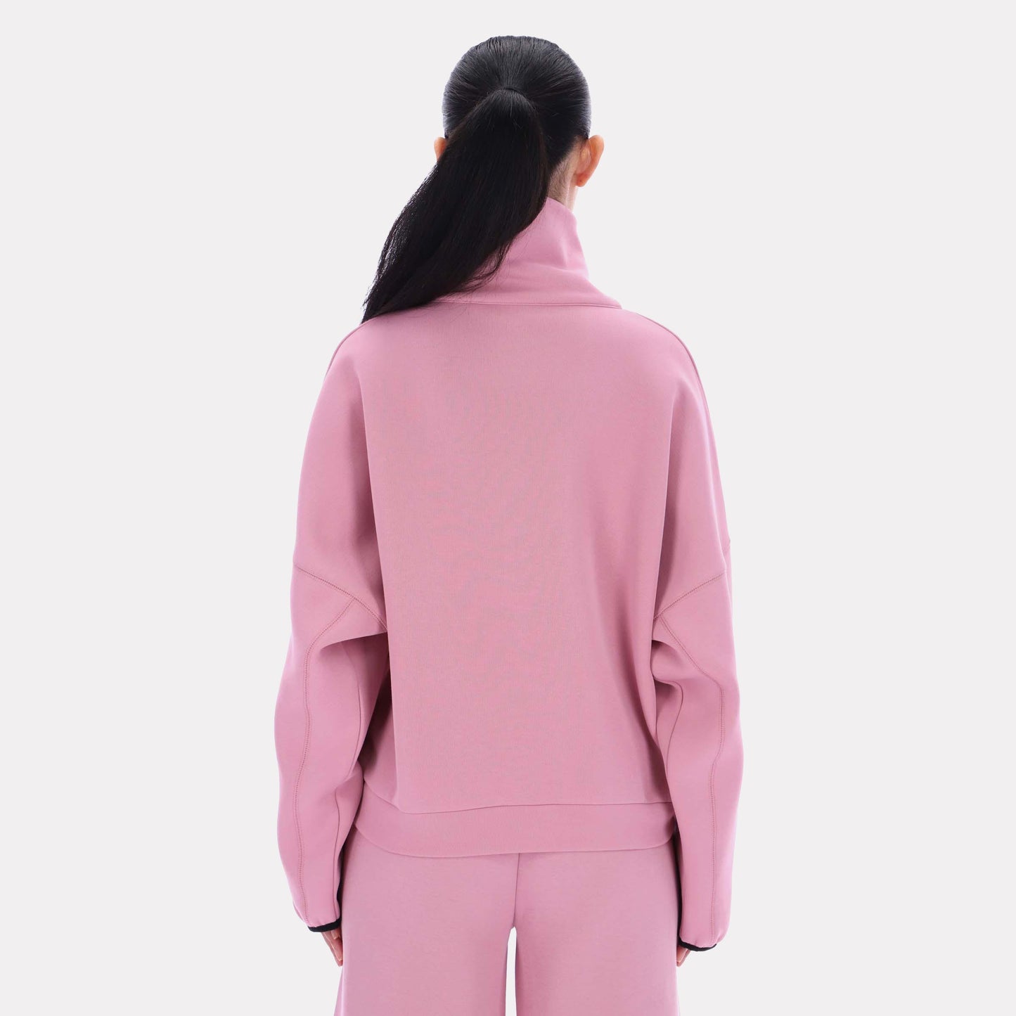 Reebok Apparel Women Scuba Retro 70’s Sweatshirt DUSTY ROSE