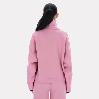 Reebok Apparel Women Scuba Retro 70’s Sweatshirt DUSTY ROSE