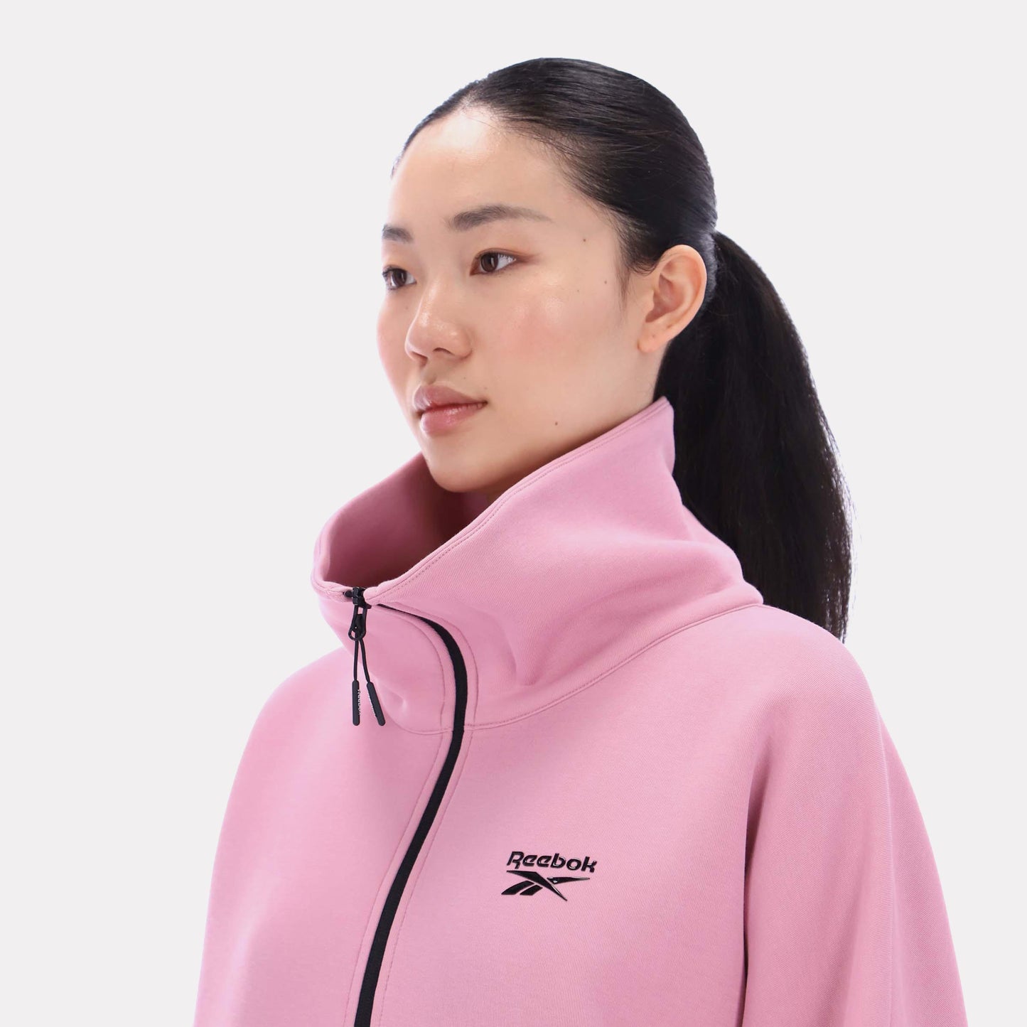 Reebok Apparel Women Scuba Retro 70’s Sweatshirt DUSTY ROSE