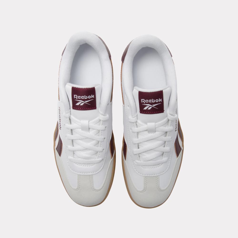 Reebok Footwear Kids Smash Edge Shoes – Grade School WHITE/BLACKCHERRY/SGUM1