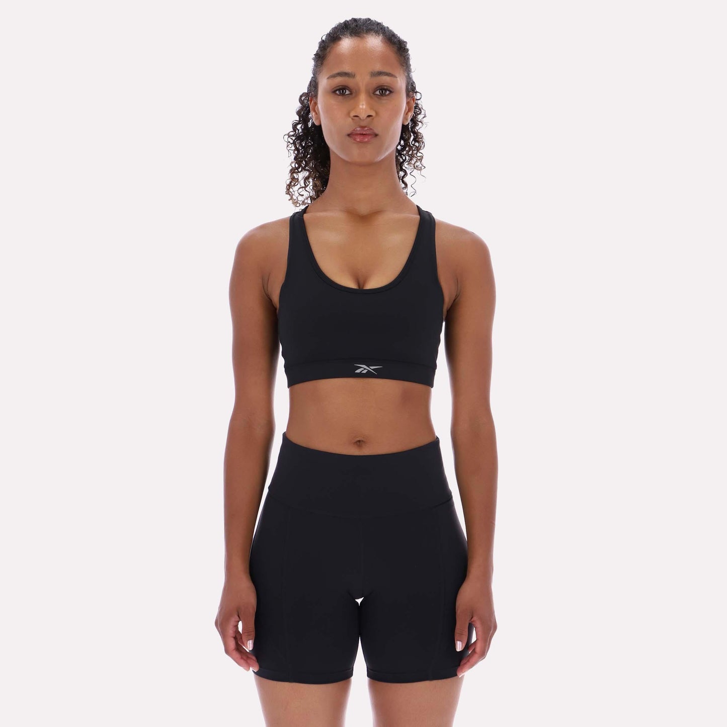 Reebok Apparel Women RBK-DRY Motion Sports Bra BLACK
