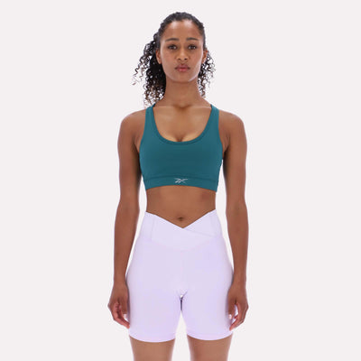 Reebok Apparel Women RBK-DRY Motion Sports Bra RETRO TEAL