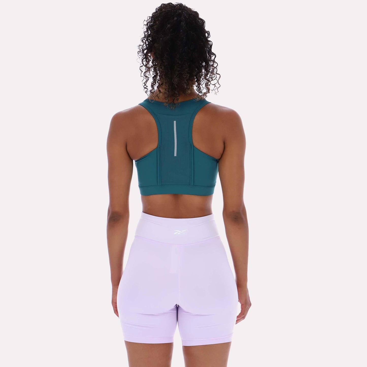 Reebok Apparel Women RBK-DRY Motion Sports Bra RETRO TEAL