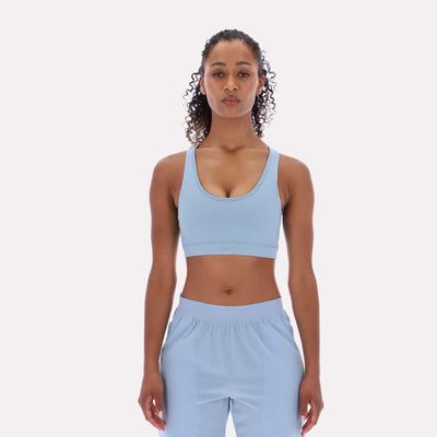 Reebok Apparel Women RBK-DRY Motion Sports Bra LEISURE BLUE