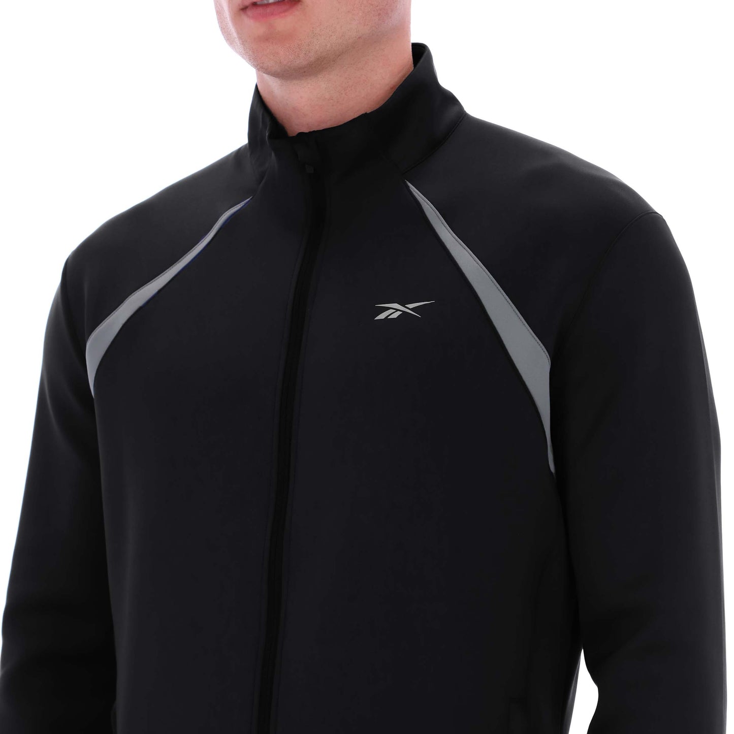 REEBOK APPAREL MEN Slim-Fit Training Hoodie BLACK