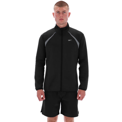 REEBOK APPAREL MEN Slim-Fit Training Hoodie BLACK