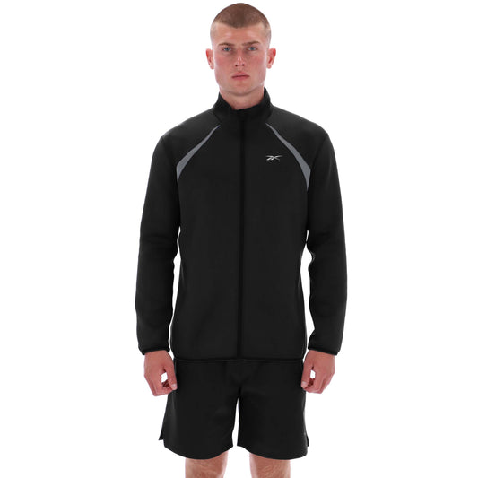 REEBOK APPAREL MEN Slim-Fit Training Hoodie BLACK