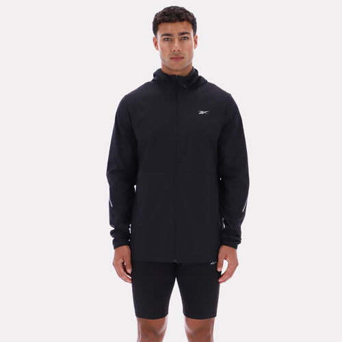 Reebok Apparel Men Velocity Ripstop Running Jacket BLACK