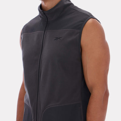 Reebok Apparel Men All-Trail Running Vest WASHED BLACK