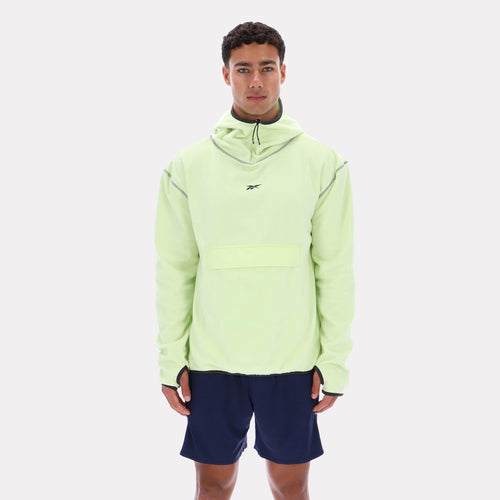Reebok Apparel Men All-Trail Tech Hoodie ASTRO LIME