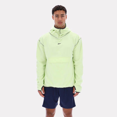 Reebok Apparel Men All-Trail Tech Hoodie ASTRO LIME