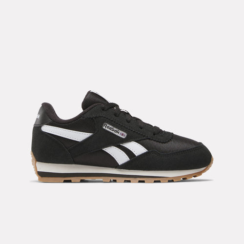 REEBOK FOOTWEAR KIDS Classic AZ Shoes - Pre-School WASHED BLACK/BLACK/CHALK