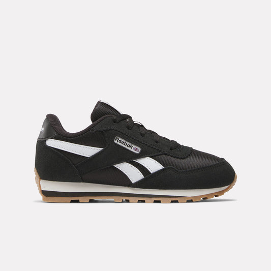 REEBOK FOOTWEAR KIDS Classic AZ Shoes - Pre-School WASHED BLACK/BLACK/CHALK
