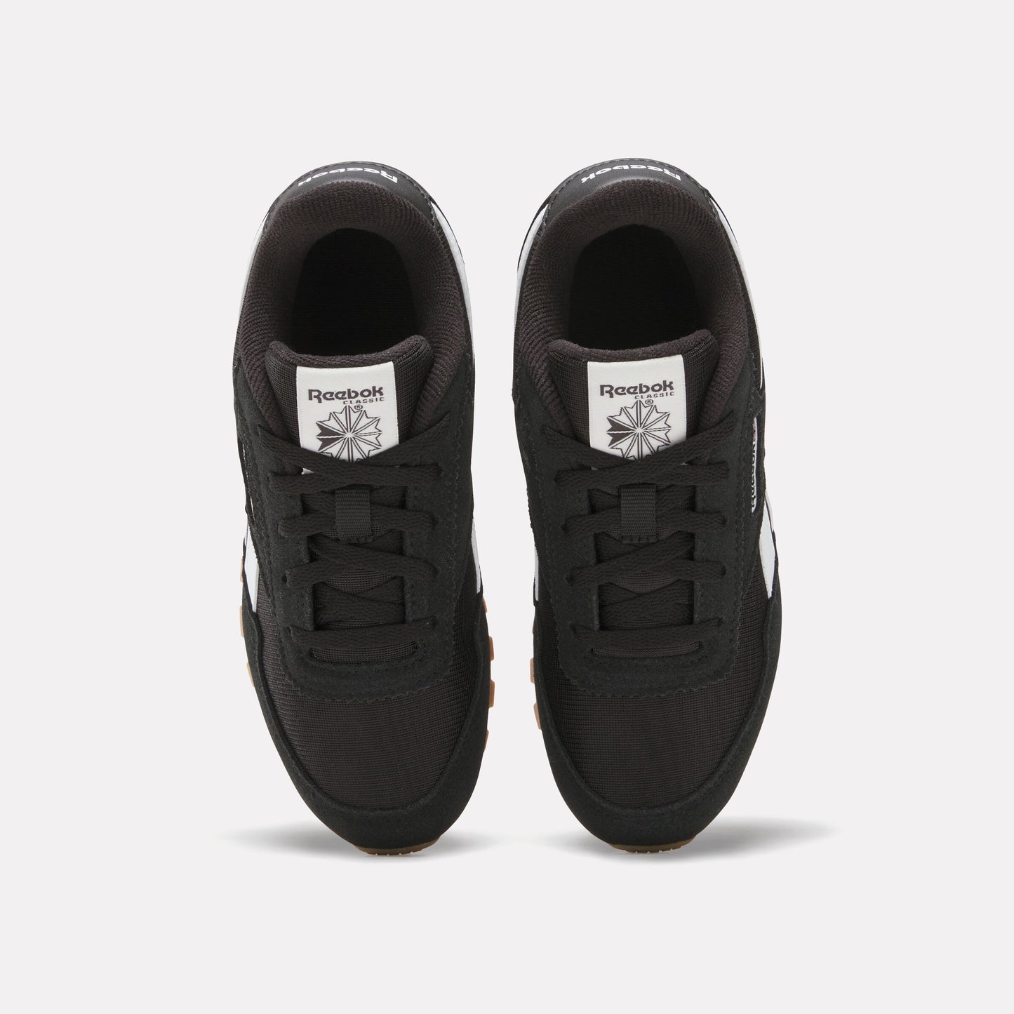 REEBOK FOOTWEAR KIDS Classic AZ Shoes - Pre-School WASHED BLACK/BLACK/CHALK