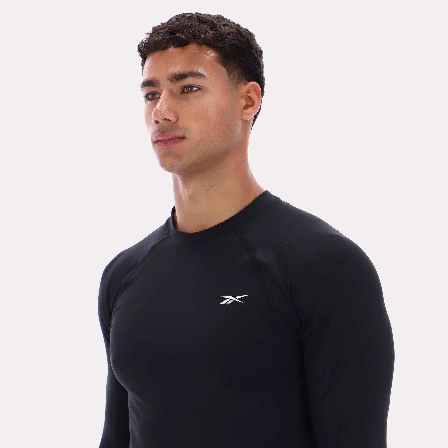 Reebok Apparel Men Performance Long Sleeve Tee BLACK