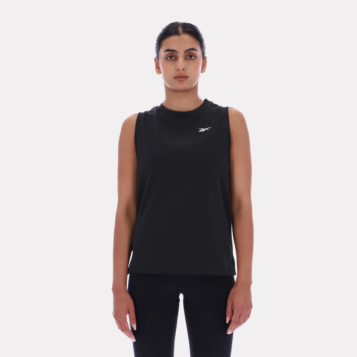 Reebok Apparel Women Basketball Ready Mesh Tank BLACK