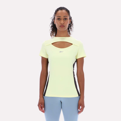 Reebok Apparel Women RBK-Lab Vented Outdoor T-Shirt YELLOW HAZE