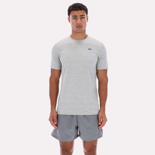 Reebok Apparel Men Core Move T-Shirt LIGHT GREY