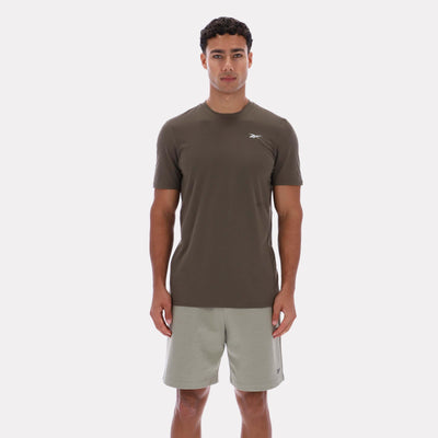 Reebok Apparel Men Core Move T-Shirt ARMY GREEN