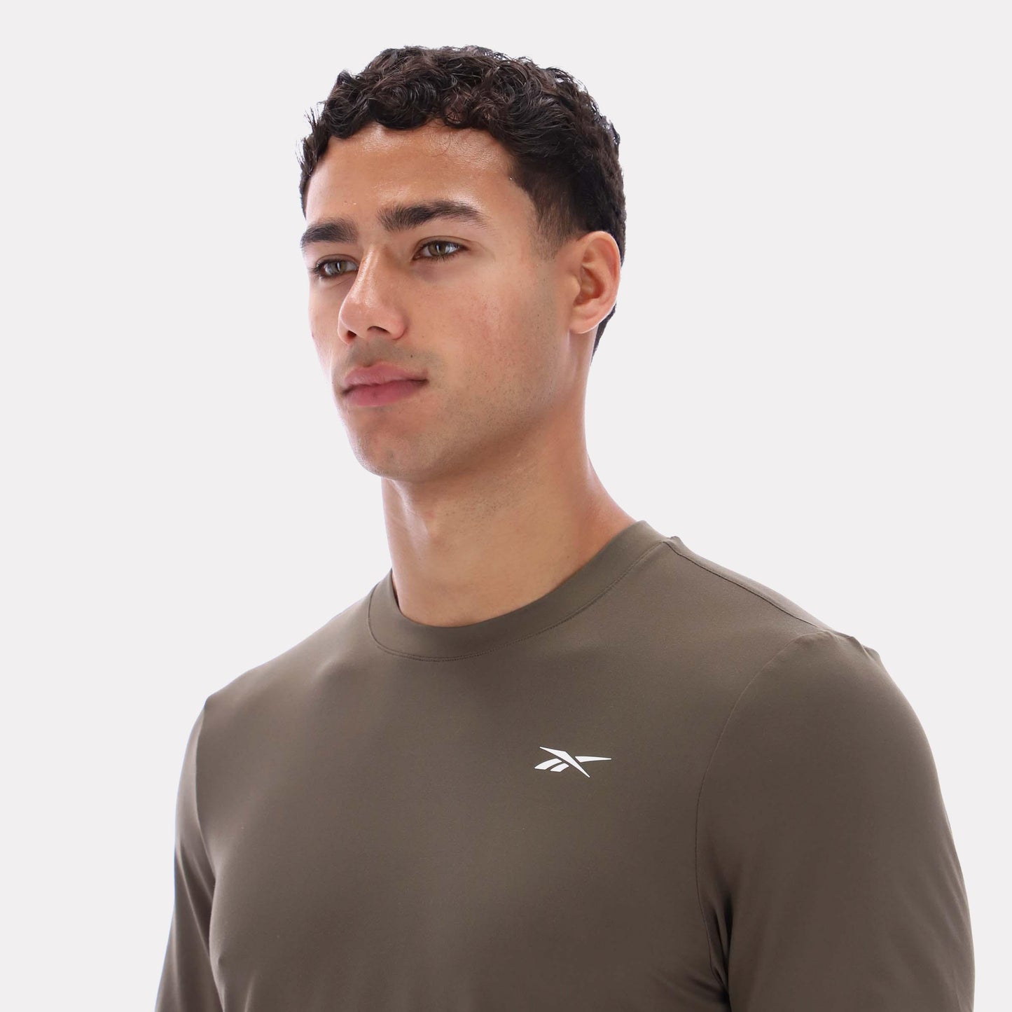 Reebok Apparel Men Core Move T-Shirt ARMY GREEN