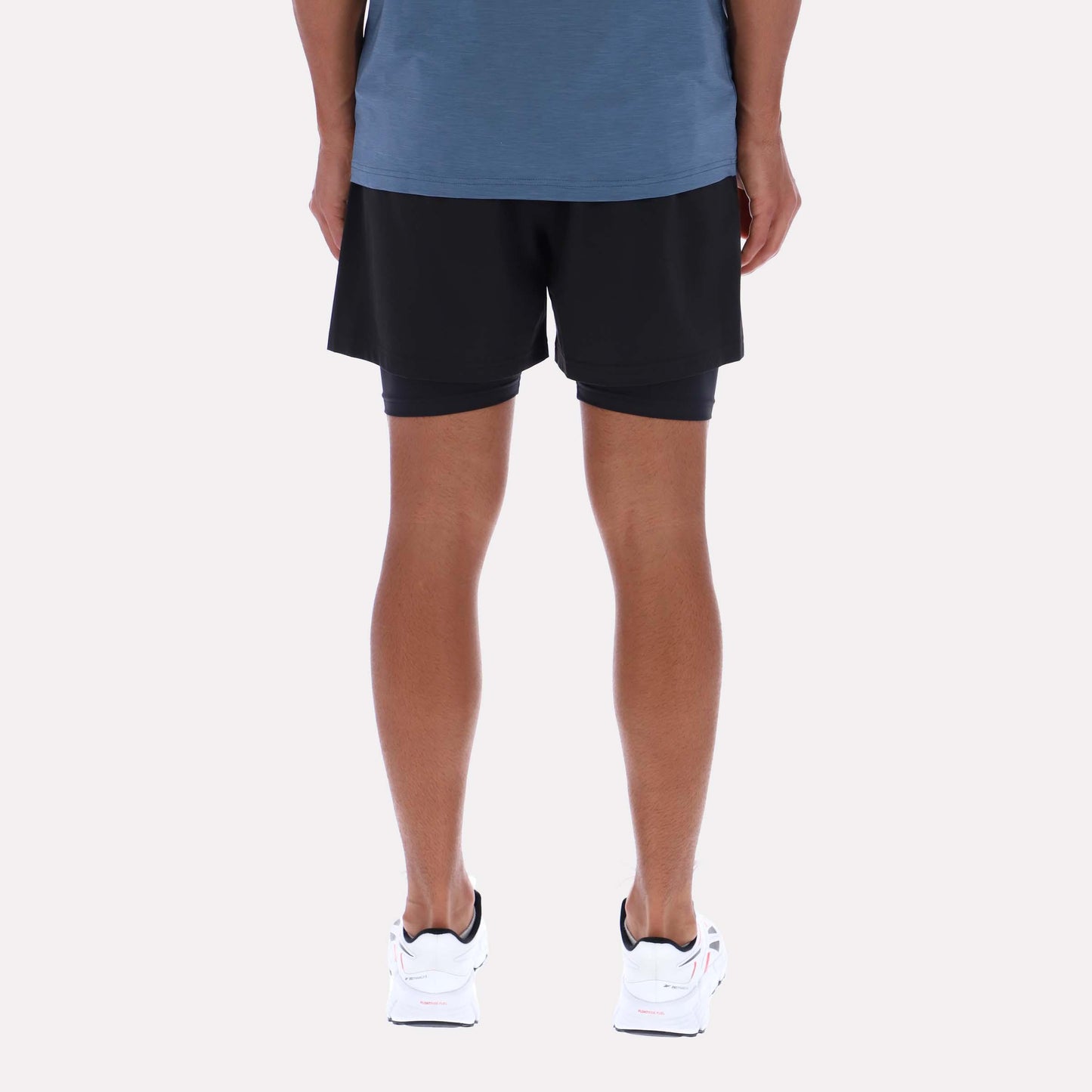 Reebok Apparel Men 2-in-1 RBK-DRY Training Shorts BLACK