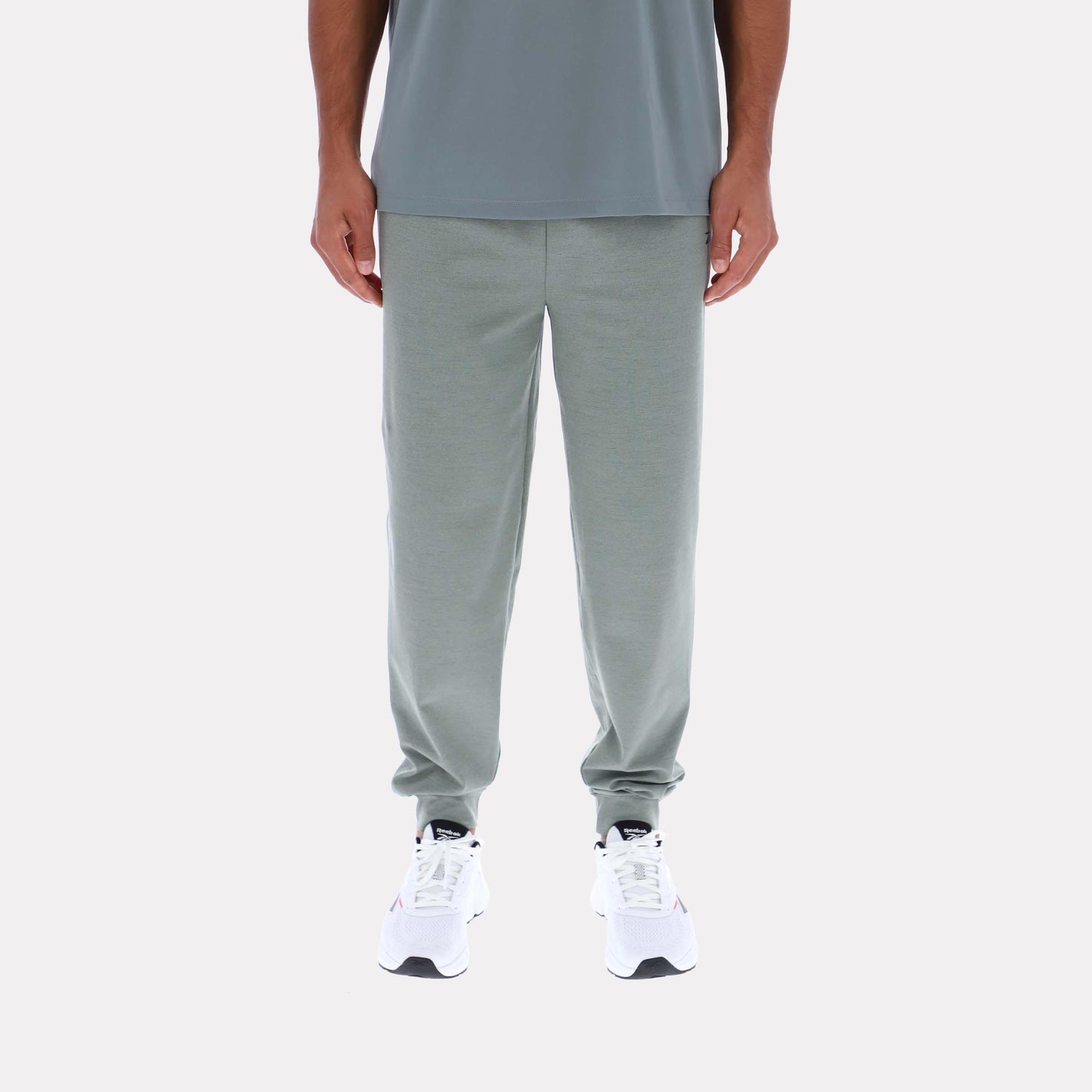 Reebok Apparel Men Everyday Yoga Pants GRIT GREEN MARL