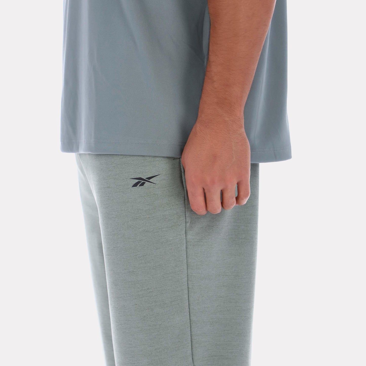 Reebok Apparel Men Everyday Yoga Pants GRIT GREEN MARL