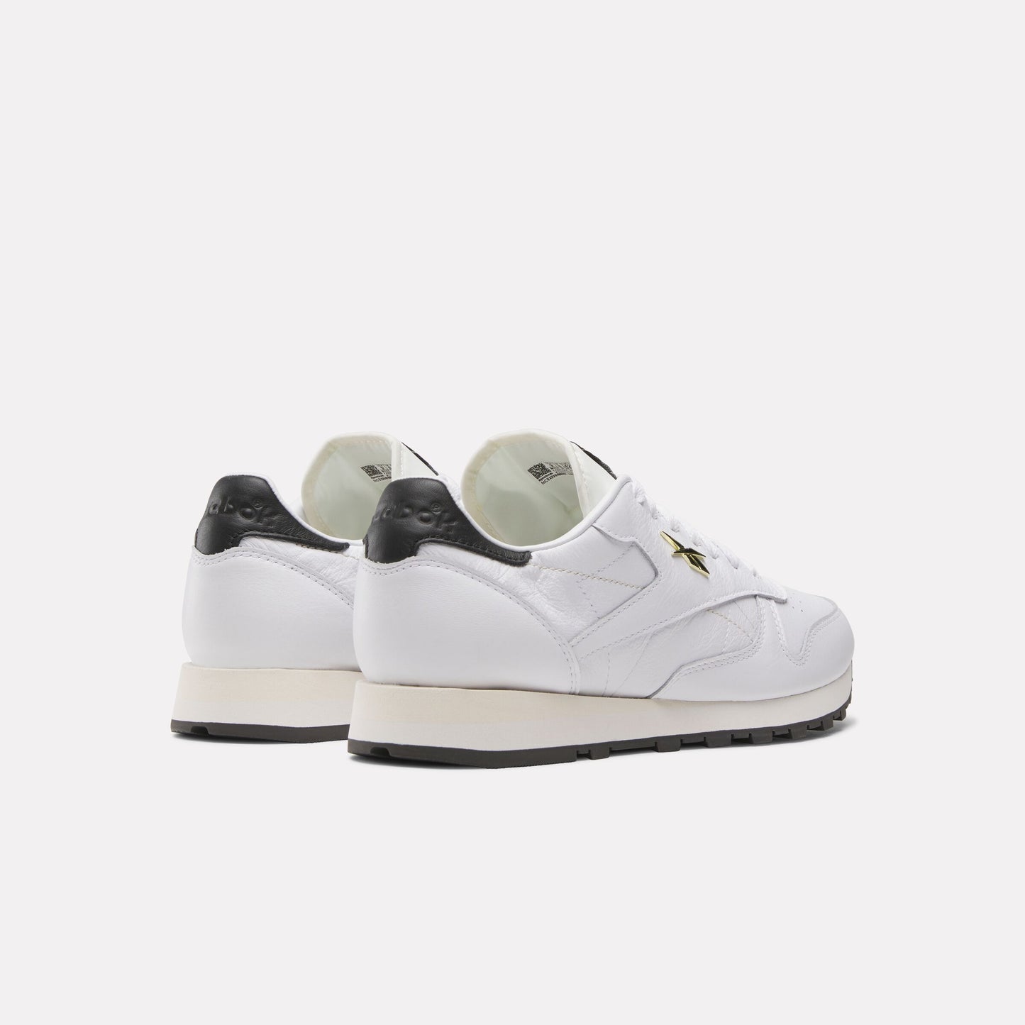 REEBOK FOOTWEAR UNISEX Classic Leather Shoes WHITE/BLACK/CHALK