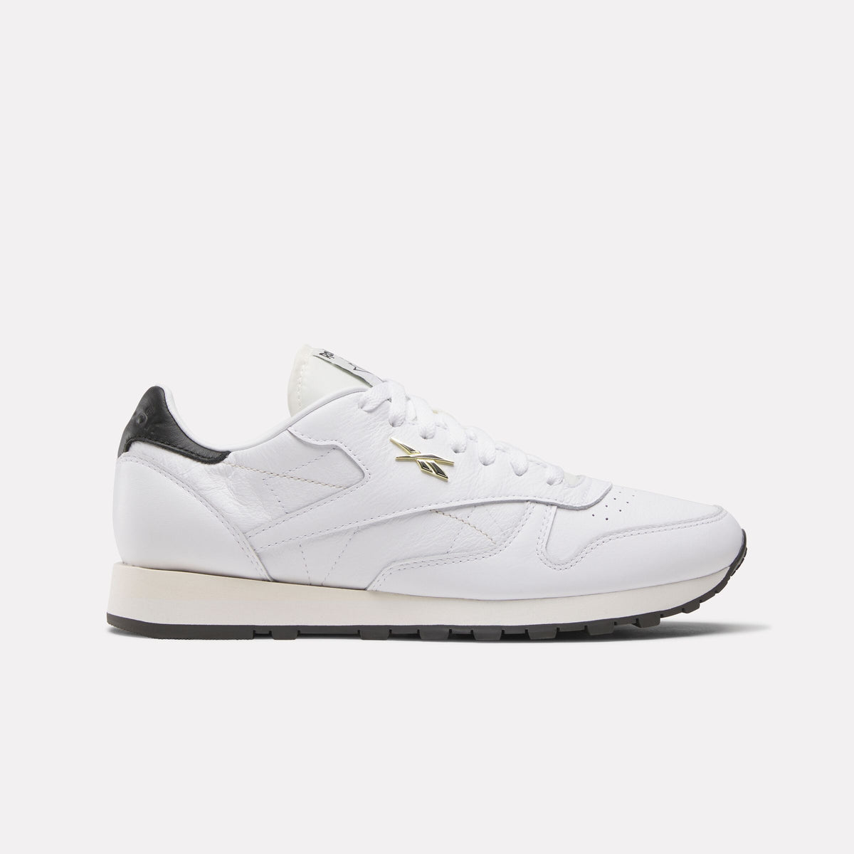 REEBOK FOOTWEAR UNISEX Classic Leather Shoes WHITE/BLACK/CHALK