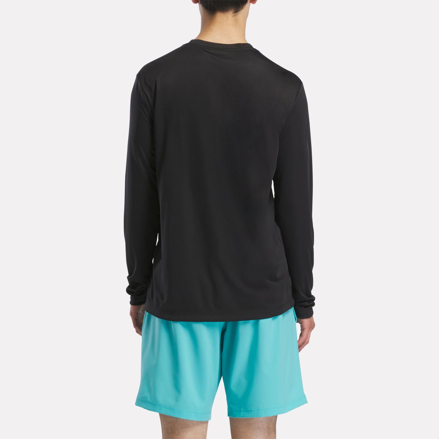 REEBOK APPAREL MEN ID Train Long Sleeve Tech Tee BLACK