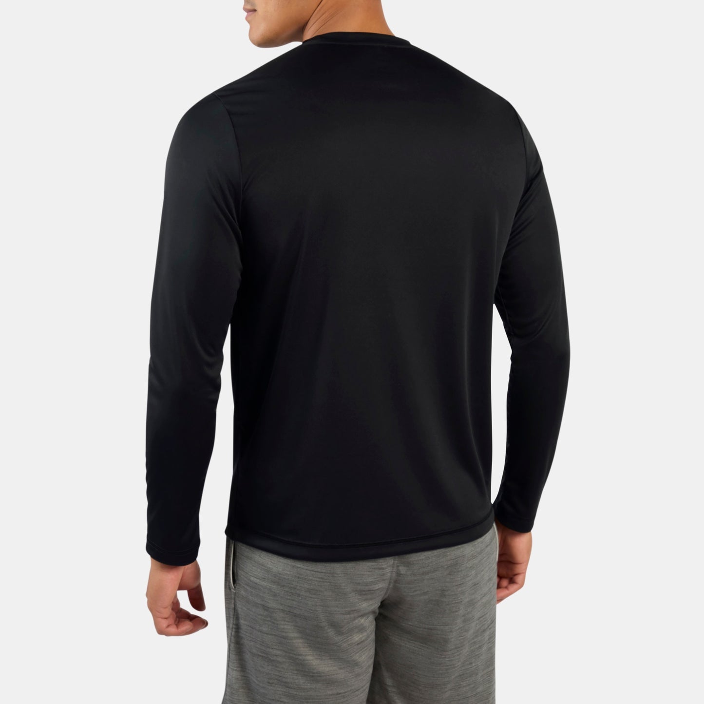 REEBOK APPAREL MEN ID Train Long Sleeve Tech Tee BLACK