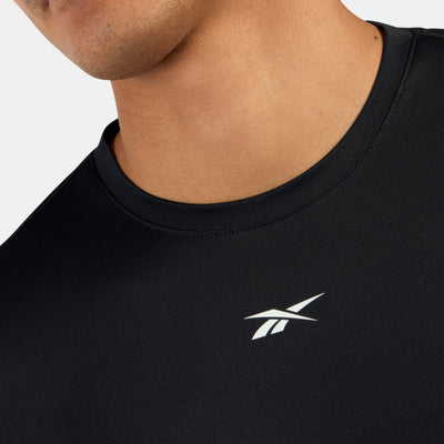 REEBOK APPAREL MEN ID Train Long Sleeve Tech Tee BLACK