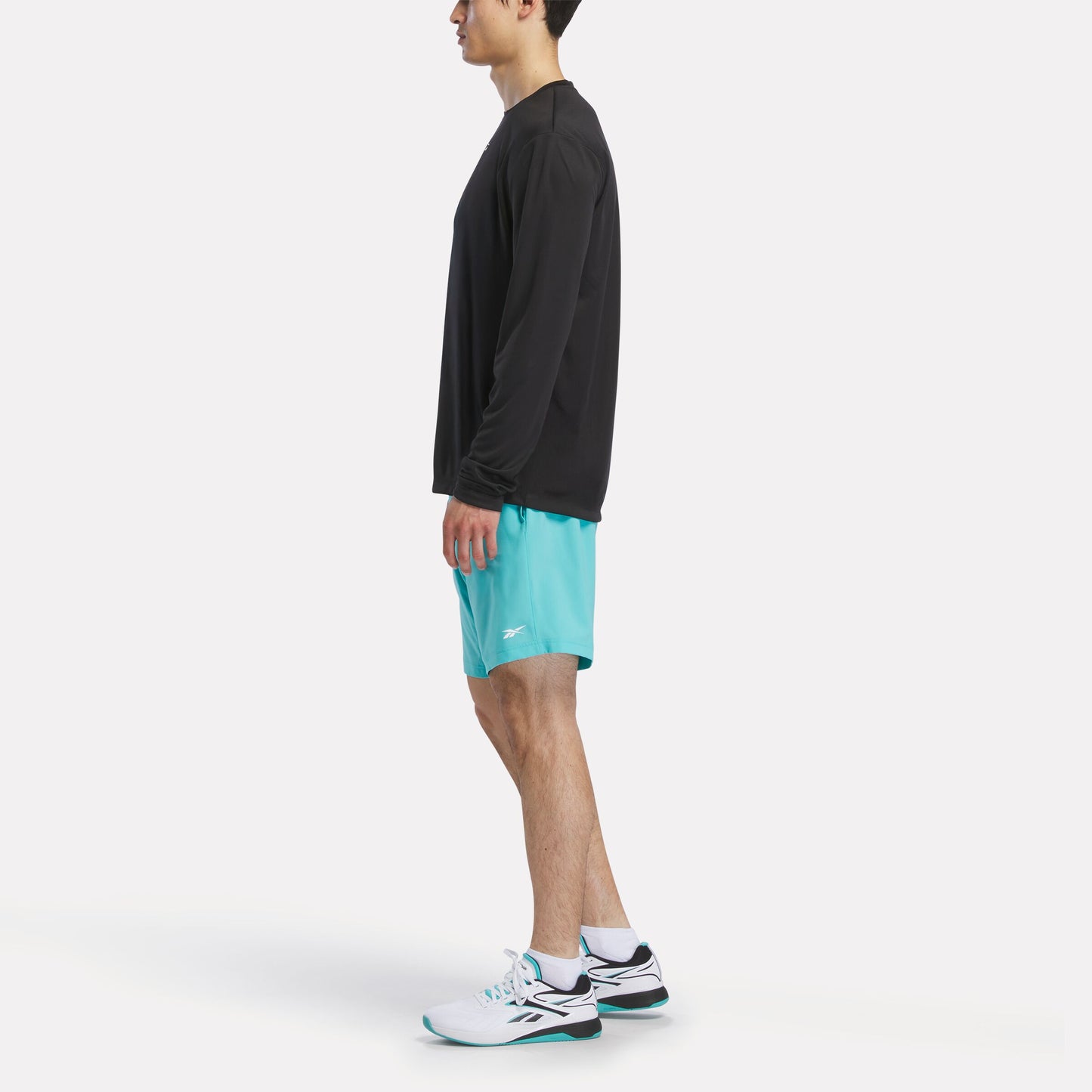 REEBOK APPAREL MEN ID Train Long Sleeve Tech Tee BLACK