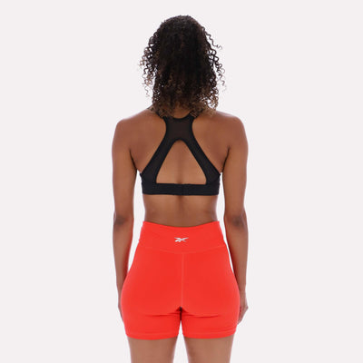 Reebok Apparel Women Lux Front-Zip High Impact Bra BLACK