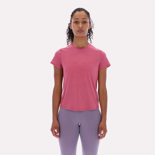 REEBOK APPAREL WOMEN RBK-CHILL Athletic T-Shirt STUDIO PINK